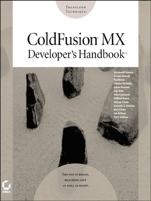 cover image of ColdFusion MX Developer's Handbook